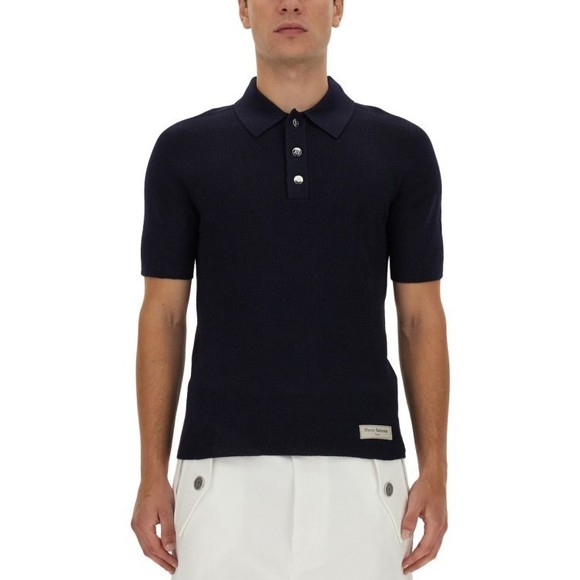 Balmain Regular Fit Black Polo - NWT